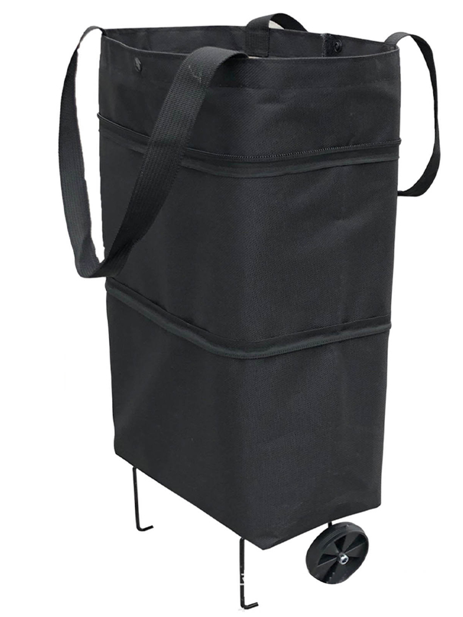 Sanviglor Grocery Cart Folding Trolley Bags With Wheels Portable