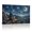 A, variant on XaaKee Mystic Wanderer Night Sky Watcher Canvas Wall Art Starry Cosmos Epic Landscape Fine Art Prints Canvas Prints Wall Art Inner Framed 18*12Inch