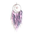 thumbnail image 1 of Feather Dream Catcher for Bedroom,for Wall Hanging Craft Gifts Pink, 1 of 5