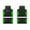 Black and Green, variant on Tuqiang Car Floor Mats Universal for Porsche for S90 Blue Velvet Colored Stripe Waterproof Interior Carpet Mats Protection Accessories 4PCS/Set