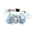 thumbnail image 1 of Pet Collar Adjustable Cute Fake Pearl Floral Decor Dog Collar Cat Collar, 1 of 6