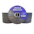 thumbnail image 1 of Lot de 100 Roues Coupées 4,5 Pouces Lincoln Abrasives.040 Pouces Métal & Acier Inoxydable, 1 of 5