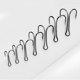 thumbnail image 4 of 50 PCS Fishing Hook Long Shank Double Hook Fishing Double Hook Kit Frog Fishing Hook Double Hook for Saltwater Freshwater, 4 of 5