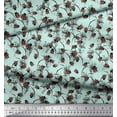 thumbnail image 2 of Soimoi Cotton Poplin Fabric Brush Stroke & Insect Print Sewing Fabric Yard 42 Inch Wide, 2 of 3
