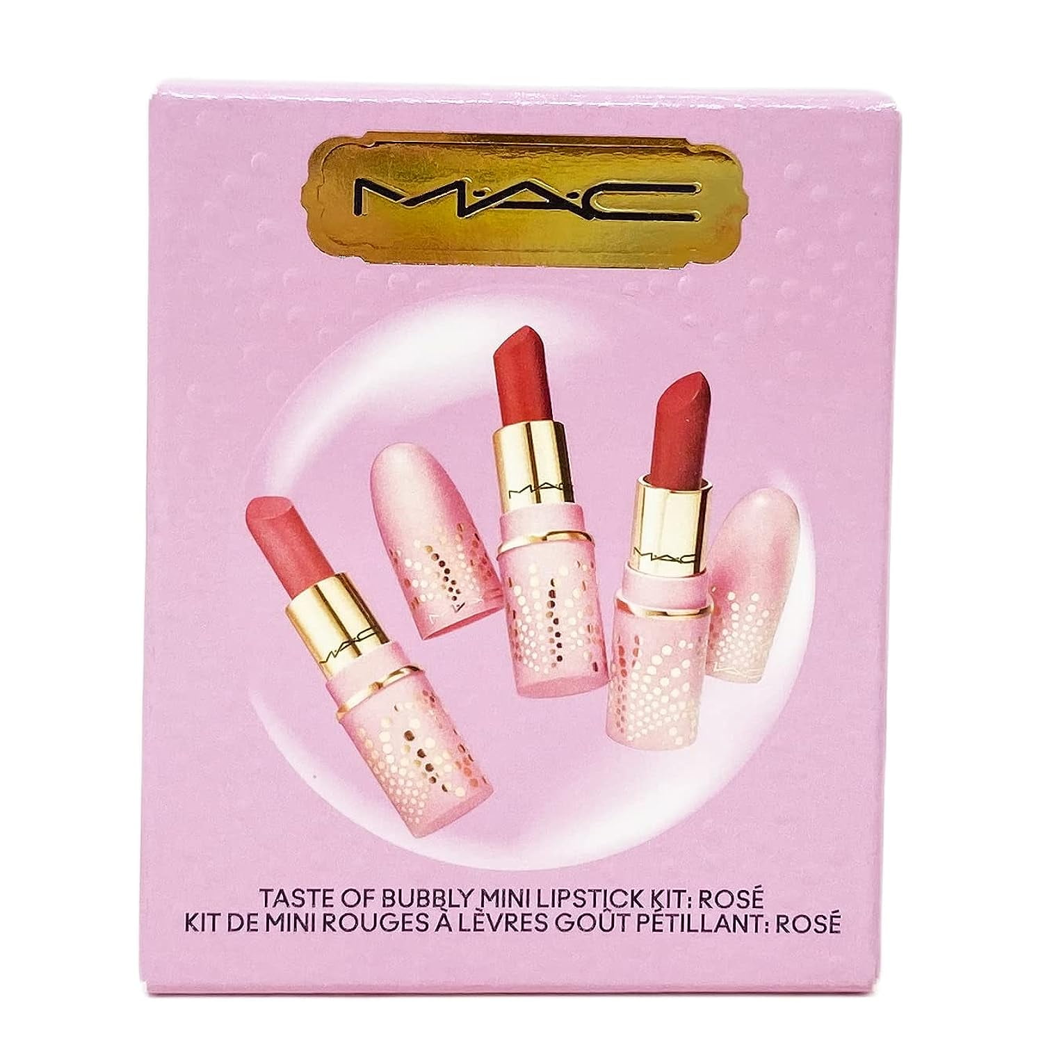 MAC Limited Edition Bubbles and Bows Taste of Bubbly Mini Lipstick Kit