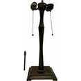 thumbnail image 4 of Doric Metal Lamp Base, Dark Bronze Finish with Gold Highlights, Nicely Weighted, 25" Tall, 4 of 5