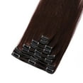 thumbnail image 6 of MY-LADY Extra Thick Clip in 100% Remy Human Hair Extension Double Weft Full Head Natural Hairpiece 110-170g #04 Medium Brown 20inch, 6 of 10