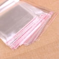 thumbnail image 4 of 200 Uds bolsa Opp transparente bolsas de plástico sello autoadhesivo 6x8cm más grueso kusrkot Bolsas de celofán transparentes, 4 of 8