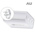 thumbnail image 2 of Inteprter Cabezal de carga tipo c práctico y compacto para una carga rápida Nuevo cabezal de cargador USB C eficiente Teléfono y Comunicación Blanco Enchufes australianos, 2 of 6