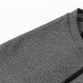 thumbnail image 4 of Xmarks Compression Shirts for Men Dry Long Sleeve Athletic Workout Shirt Tight Fitness Sports Running Training T-Shirt Solid  Color Round Neck Stretch Pullover S-2XL, 4 of 9