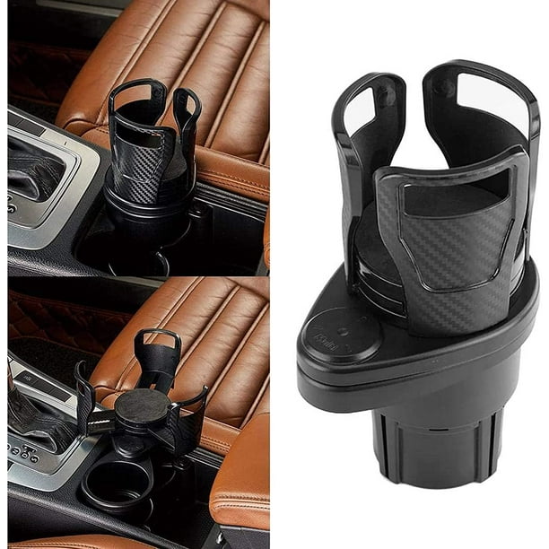 Cup Holder Expander for Car, Car Large Cup Holder Expander, Multifunctional  Car Cup Holder with 360° Rotating Adjustable Base, Car Cup Holder Expander