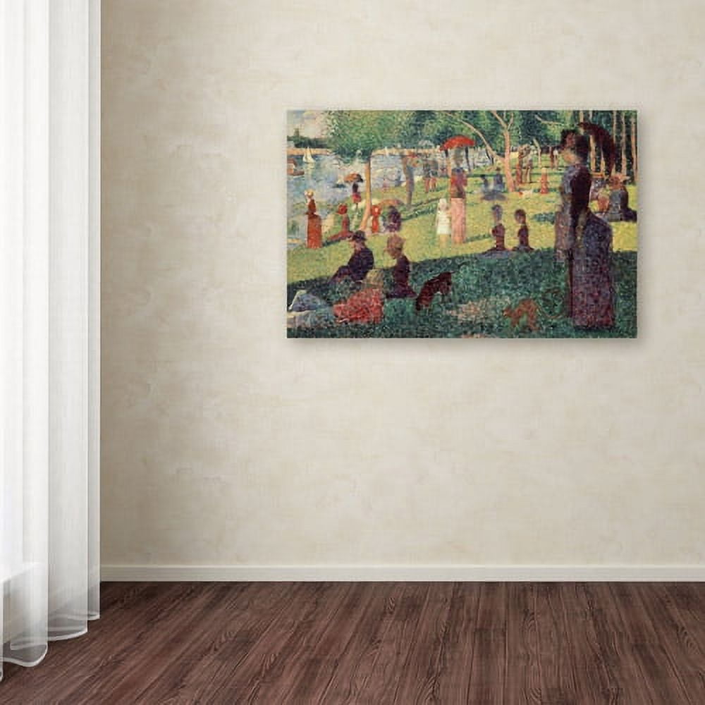 Trademark Fine Art "Study on La Grande Jatte" Canvas Art by Georges Seurat