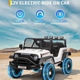 thumbnail image 3 of Garvee 12V Kids Ride on Car with Remote Controller, for Children 3-6 Years, White, 3 of 8