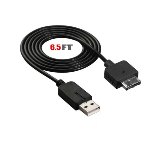 CHILDMORY 2M/6.5FT Charger Cable USB Charging Cable Lead Wire Cord for PSvita 1000 Console