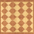 thumbnail image 1 of Ahgly Company Indoor Square Abstract Brown Contemporary Area Rugs, 4' Square, 1 of 4