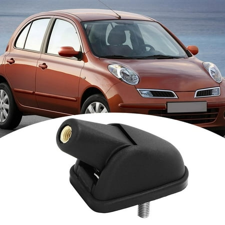 Black Car Auto Radio Antenna Roof Base Mount for Nissan Micra Almera 28216BC20A Car & Truck Antennas Auto Parts and Vehicles