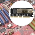 thumbnail image 4 of M.2 NVMe SSD NGFF TO PCIE 3.0 X16 Adapter with LED M Key Interface Card Suppor PCI Express 3.0 X4 2230-2280, 4 of 4
