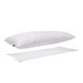 thumbnail image 2 of Quilted White Goose Feather Body Pillow - 60", 2 of 8