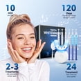 thumbnail image 5 of Fairywill LED Teeth Whitening Kit for Sensitive Teeth - 35% Carbamide Peroxide (6 x 3ml), Fast 10-Minute Daily At-Home Treatments (24 Uses) - Removes Coffee, Tea, Wine & Tobacco Stains, 5 of 12