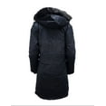 thumbnail image 3 of HoodLamb Women's Nordic Hemp Warm Vegan Puffer Coat 420, Black, Small, 3 of 3