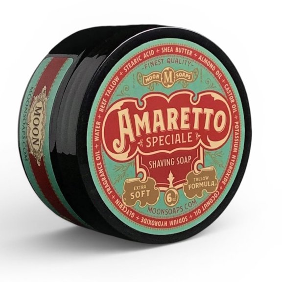 Jabón de Afeitar Moon Soaps Amaretto Speciale 170 g