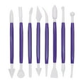 thumbnail image 2 of Lloopyting Cake Decorating Kit Cookie Decorating Supplies Soft Pottery Plastic Cake Baking Embossing Set Tool Baking Printing Tool Purple, 2 of 2