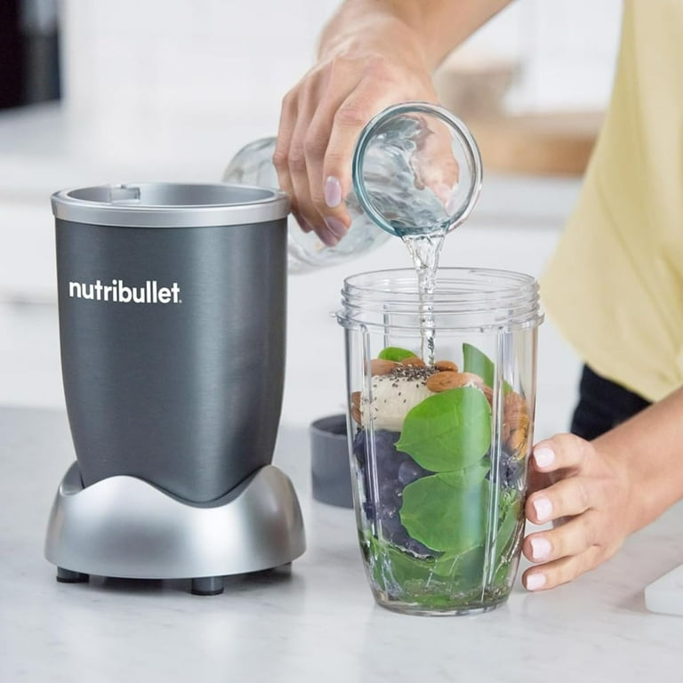 nutribullet 600W Personal Blender, Refurbished, Gray, 24oz and - Main Image