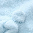 thumbnail image 6 of skpabo Newborn Baby Fleece Romper Button Footies Jumpsuit Cute Bear Hoodies Jumpsuit Infant Long Sleeve Warm Solid Jumpsuit Outfits Blue 0-3 Months, 6 of 7