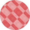 thumbnail image 1 of Ahgly Company Machine Washable Indoor Round Transitional Light Coral Pink Area Rugs, 8' Round, 1 of 7