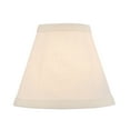 thumbnail image 5 of Aspen Creative 32110-2 Small Hardback Empire Shape Chandelier Clip-On Lamp Shade Set (2 Pack), Transitional Design in Off White, 6" bottom width (3" x 6" x 5"), 5 of 6
