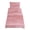 Pink, variant on 3 Piece Twin Sheet Set Duck Green Sheets Set for Twin Size Bed, Breathable Soft Microfiber Bed Sheets Cooling Vintage Modern Abstract Art Ombre Fitted Sheet Deep Pocket, Pillowcases