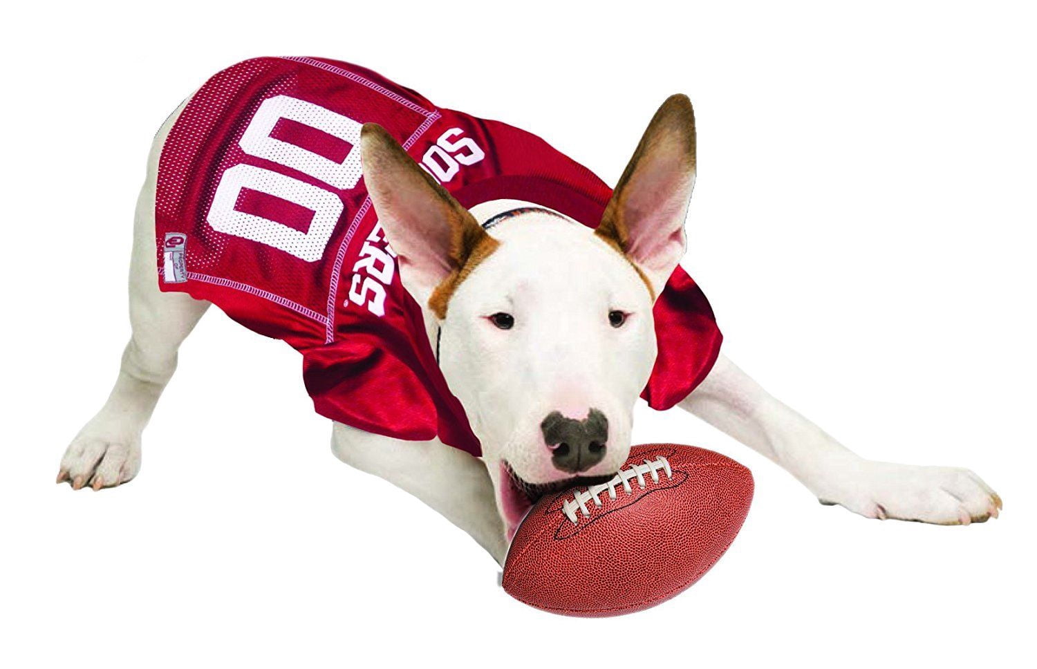 Pets First Collegiate Oklahoma Sooners Football/Basketball Mesh Jersey for Pet Dog. available in 40+ Teams - Medium