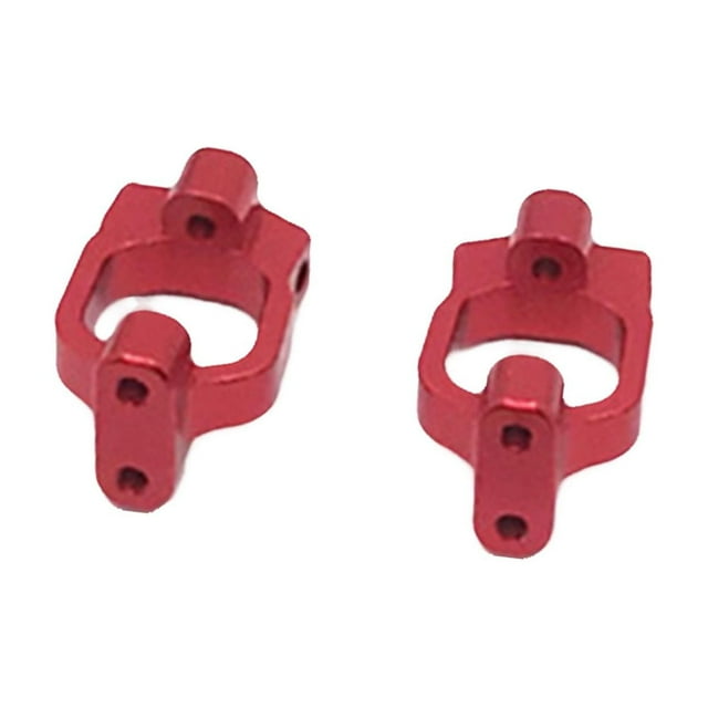 Asiento tipo C de aleación de aluminio (paquete de 2) para WLtoys 104001 RC Car (piezas modificadas) rojo