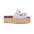 thumbnail image 2 of Sandalia De Plataforma con Yute para Mujer Cabra Piel&nbsp;Lila Platonia LAIA-01-LILA, 2 of 8