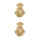 thumbnail image 1 of Bewildely No Evil Monkeys Figurines for Home Statues Sculptures Decor 2piezas No hables cosas malas, 1 of 1