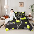 thumbnail image 4 of Castle Fairy Summer Tennis 2Pcs Bedding Comforter Set for Teens Girls Boys,Sport Gamer Twin Comforter Sets,Ball Gaming Breathable Bedding Set,Lightweight Room Decor, 4 of 8