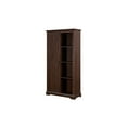 thumbnail image 4 of 74" Tall Storage Cabinet, Modern Multi-Function Freestanding Floor Organizer Cabinet with Shelves, Wood Rustic Farmhouse Pantry Cupboard for Dining Room, Living Room, Bedroom, Office, Espresso, 4 of 9