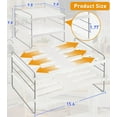 thumbnail image 2 of Foil and Plastic Wrap Organizer, Expandable Kitchen Pantry Storage, Adjustable Cabinet Rack for Kitchen Organization, 2 of 4