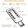 thumbnail image 3 of Curtain Lights 200 LED Window Curtain String Lights with Remote, USB Battery Powered Twinkle Globe Fairy Lights for Wedding Party (Multi-Colored), 3 of 5