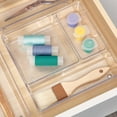 thumbnail image 6 of iDesign 3-Section Plastic Drawer Organizer - Storage and Organization for Kitchen, Bathroom, and Desk Drawers, 6 of 6