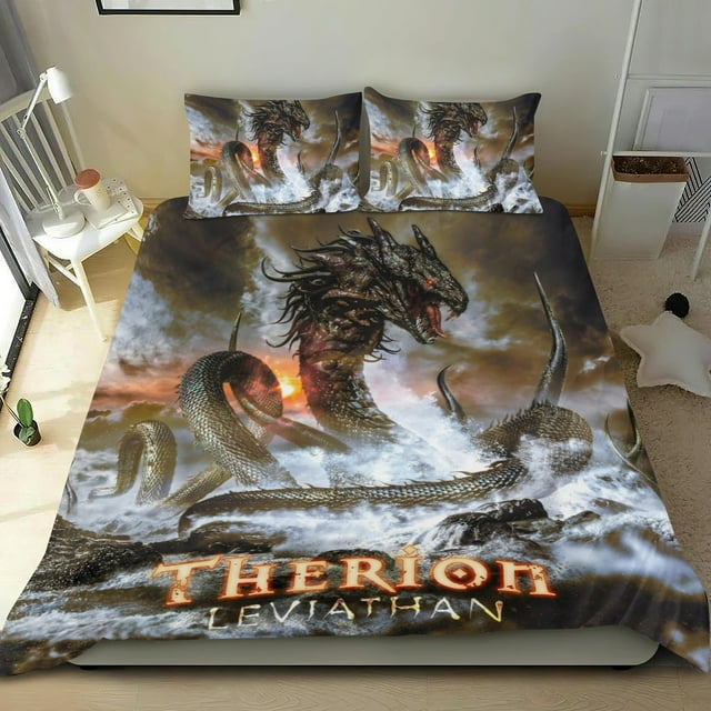Leviatán Conjunto de sábanas temático, trío de piezas, cómodo y amigable con la piel, diseño único, regalo de decoración para el hogar para familiares, amigos y fans,135cm *200cm