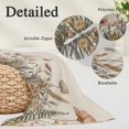 thumbnail image 6 of Pastoral Botanical Queen Size Pillow Cover, Pillowcase Protectors with Zipper, Breathable Decorative Throw Pillow Case Cover, Farmhouse Floral Rustic Pillow Shams for Couch Sofa 20x30Inch, 6 of 8
