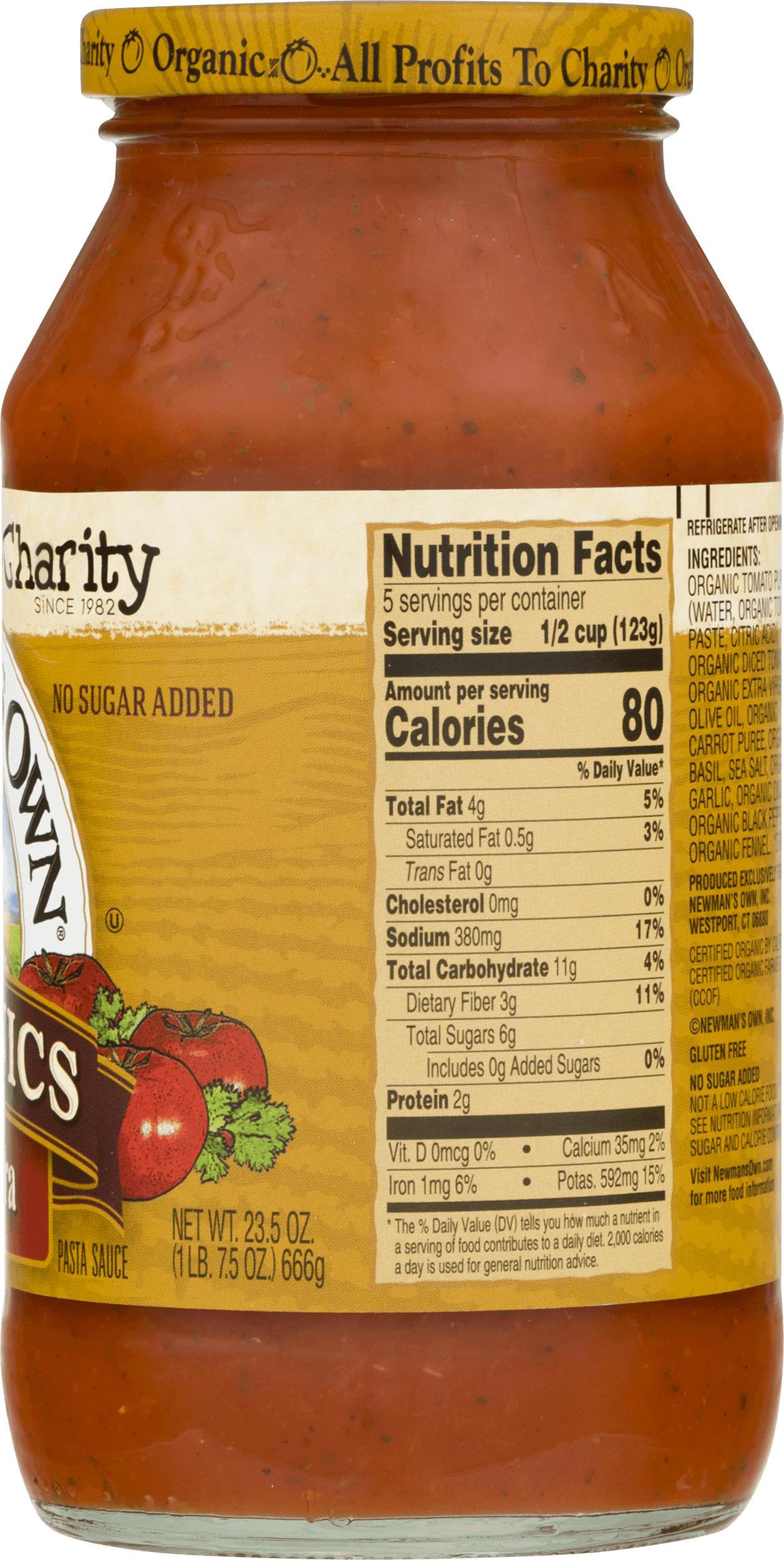 Spaghetti Sauce Nutrition Label Runners High Nutrition