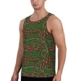 thumbnail image 2 of Fuzoiu Red Snake Print Men's Workout Tank Tops,Sleeveless Gym Shirt Quick Dry,Fitness Bodybuilding T-Shirt,Muscle Athletic Workout Tee-Large, 2 of 7