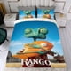 thumbnail image 4 of Rango Conjunto de sábanas temático, trío de piezas, cómodo y amigable con la piel, diseño único, regalo de decoración para el hogar para familiares, amigos y fans,135cm *200cm, 4 of 6