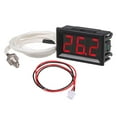 thumbnail image 1 of 12V Digital Thermometer Thermocouple Industrial Digital Thermometer Mini Simple Red, 1 of 8