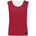 thumbnail image 1 of ASI 9717.408.3XL Adulte Maille Réversible Pinnie Top&44; Écarlate & Blanc - 3XL, 1 of 1