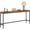 Rustic Brown, variant on Extra Long Console Table, Narrow Sofa Table Behind Couch, Rustic Entryway Hallway Table Industrial Height Bar Table for Living Room