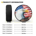 thumbnail image 7 of Hwkond Party Supplies & Decor Independence Day Theme Car Polyurethane Material Spare Tire Cover on Clearance, 7 of 7