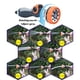 thumbnail image 5 of Boquilla para manguera de jardín, resistente y con patrones de riego ajustables, pulverizador multifuncional de alta presión para el hogar y riego de césped y jardín., 5 of 7